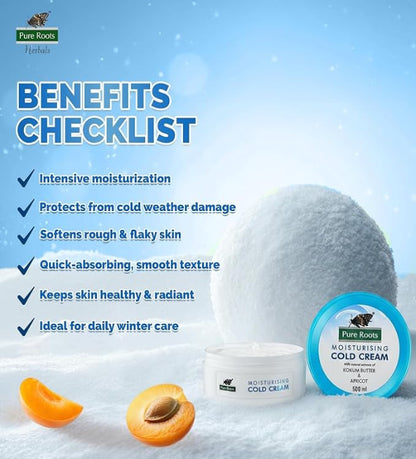 Moisturising Cold Cream With Kokum Butter & Apricot (500ml)