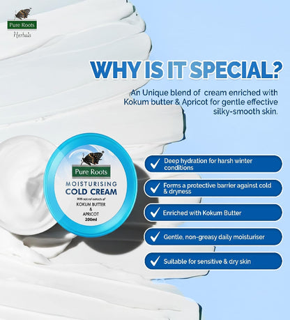 Moisturising Cold Cream With Kokum Butter & Apricot (Pack of 2)