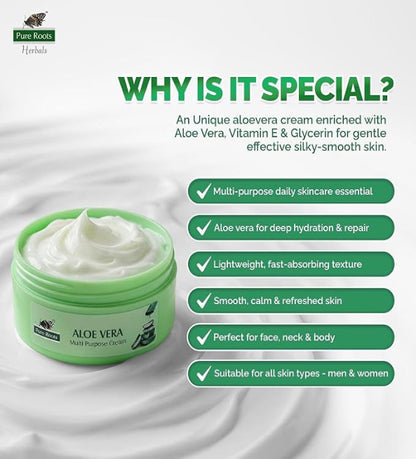Aloe Vera Multi Purpose Cream With Vitamin E (500ml)