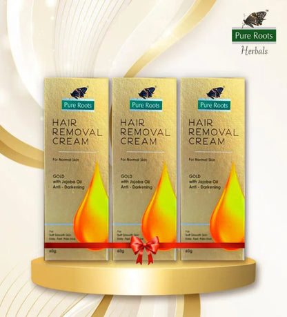 Gold Hair Removal Cream 50g (Pack of 3)