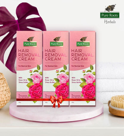 Rose Hair Removal Cream 50g (Pack of 3)