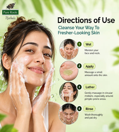 Neem Face Wash for Pimple Control 100 ml (Pack of 3)