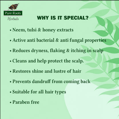Neem Tulsi & Honey Shampoo 1000ml + Ubtan face wash 100ml