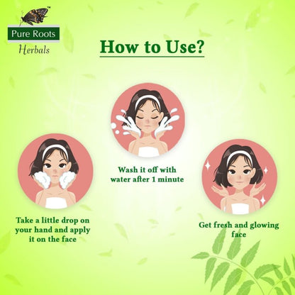 Neem Face Wash for Pimple Control 100 ml (Pack of 3)