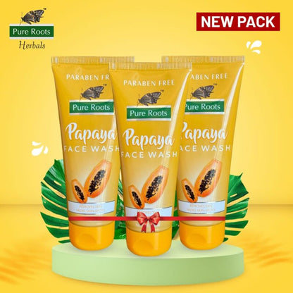 Papaya Face Wash 100 ml (Pack of 3)