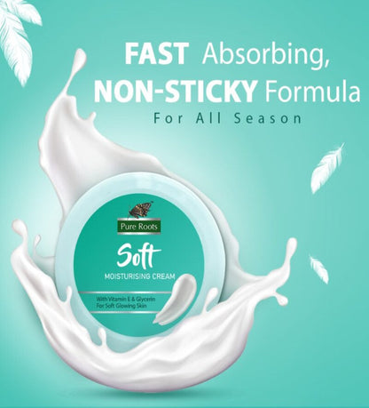 Soft Moisturising Cream With Vitamin E & Glycerin (Pack of 2)