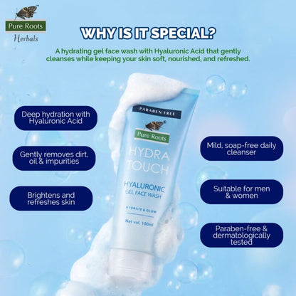 Hydra Touch Hyaluronic Gel Face Wash (Pack of 2)