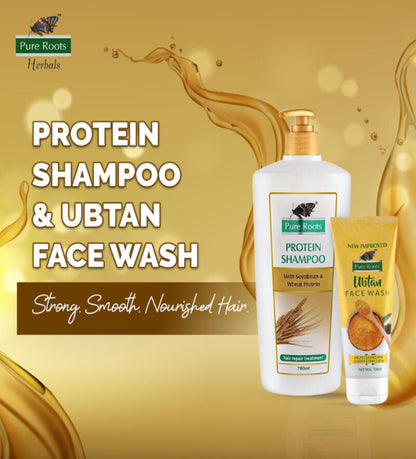 Protein Shampoo 700ml + Ubtan face wash 100ml