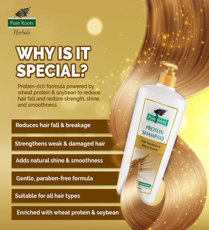 Protein Shampoo 700ml + Ubtan face wash 100ml