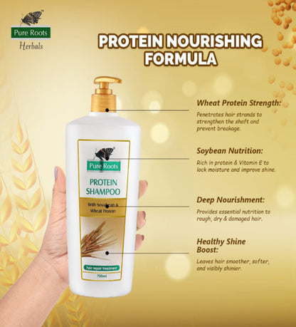Protein Shampoo 700ml + Ubtan face wash 100ml