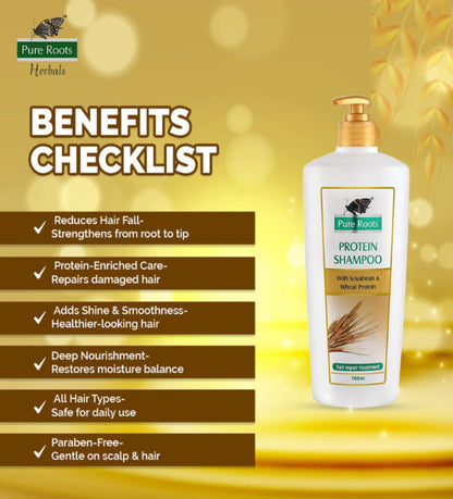 Protein Shampoo 700ml + Ubtan face wash 100ml