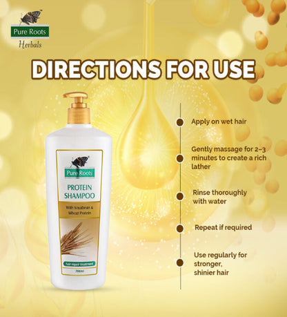 Protein Shampoo 700ml + Ubtan face wash 100ml