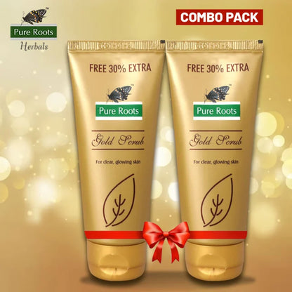 Gold Scrub For Clean & Glowing Skin (Pack of 2)