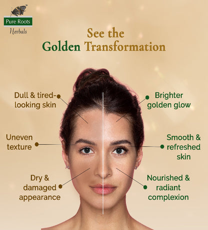 Gold Facial Kit for Golden Glow 50g (Pack of 3)