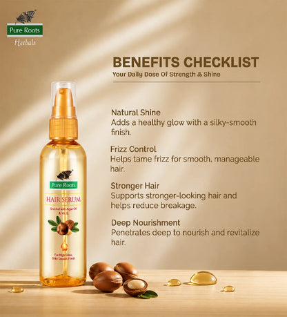 Hair Serum 100ml Enriched with Argan Oil & Vitamin E