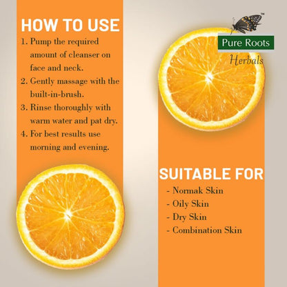 Vitamin C Glow & Radiance Foam Cleanser Face Wash (Pack of 150ml)