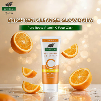 Vitamin C Glow & Radiance Face Wash (Pack of 2)