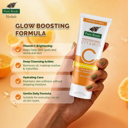 Vitamin C Glow & Radiance Face Wash (Pack of 2)