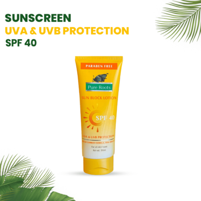 Sun Block Lotion SPF 40 UVA & UVB Protection