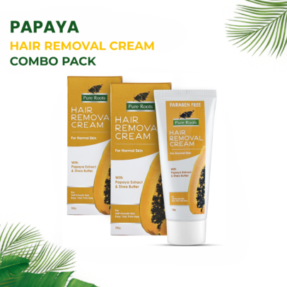 Papaya Hair Removal Cream 50g (Pack of 3)