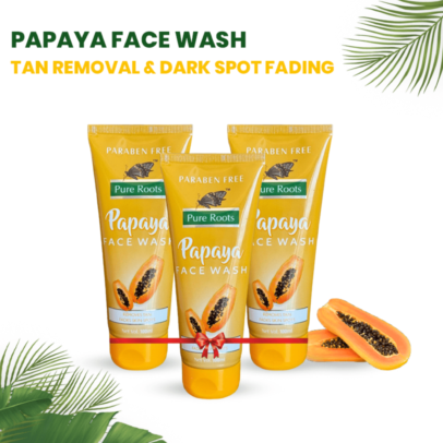 Papaya Face Wash 100ml ( Pack of 3)