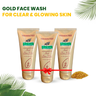 Gold Face Wash 100ml ( Pack of 3)