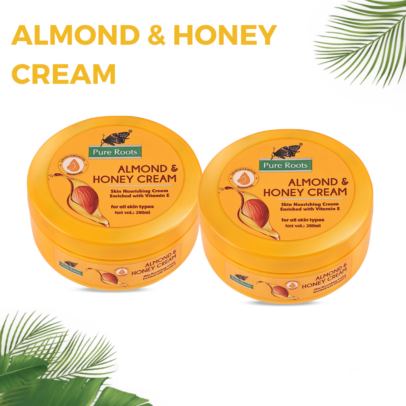Almond & Honey Cream 200ml (Pack of 2)