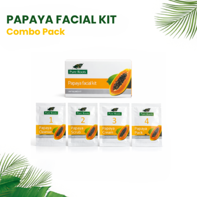 Papaya Facial Kit 40g ( Pack of 3)