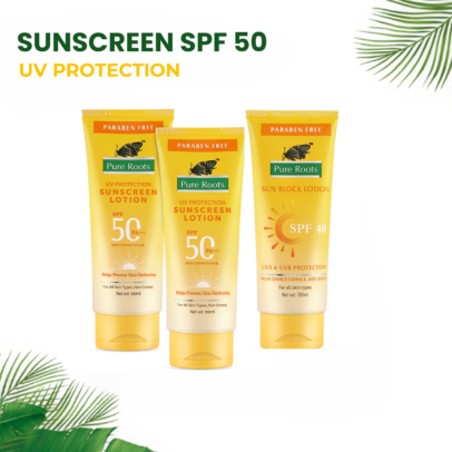 Buy Sunscreen Lotion SPF 50 Dual Pack Get 1 Sunscreen SPF 40 Free